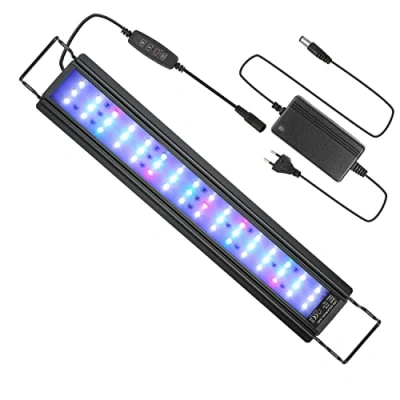 Imagen de EINFEBEN iluminación LED para acuarios, acuarios RGB plantas acuáticas de 50 70 cm y agua dulce, regulable