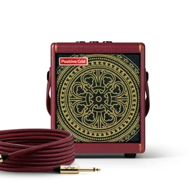 Imagen de Positive Grid Spark Mini Vai Special Edition 10 Watt Portable Smart Guitar Amp and Bluetooth Speaker Designed by Steve