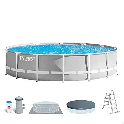 Imagen de INTEX 26720NP Piscina elevada redonda Prism Frame con depuradora