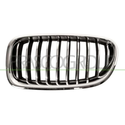 Imagen de BLIC 6502 07 0067997P Parrilla Delante, izquierda cromo, negro BMW: 5 Berlina