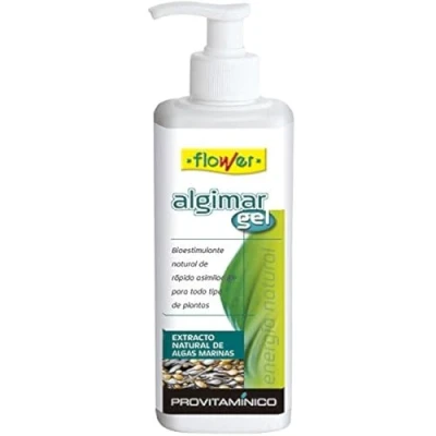 Imagen de Flower Abono Gel Concentrado Algimar Extracto Natural de Algas Marinas Bioestimulante para Plantas Aplicación Directa, No Aplica Color, Tamaño 19x5.5x5.5 cm, Material en