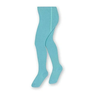 Imagen de STEVEN Medias de algodón liso y para niños/Altura 68 cm 158 cm/Perfecto los días más fríos/Opaco/Medias niños/Unisex/Edad 0 11/Marítimo/92 98