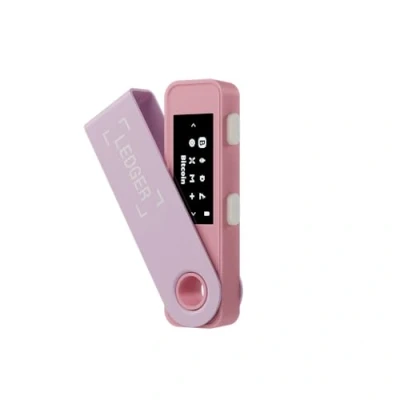 Imagen de Ledger Nano S Plus: la Billetera de Hardware básica para gestionar Forma Segura Toda Tus Cripto y NFTs. (Rosa Pastel)