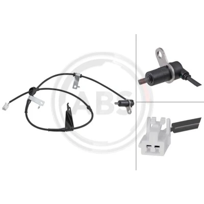 Imagen de A.B.S. 31895 sensor de ABS pasivo 990 blanco