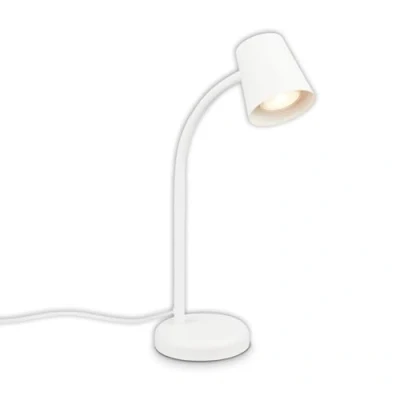 Imagen de BRILONER lámpara escritorio orientable, IP20, lamparas de mesita noche, mesa GU10 para oficina, con interruptor cable, lampara lectura, escritorio, luz blanco