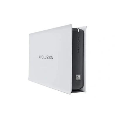 Imagen de Avolusion PRO 5X Series Disco duro externo USB 3.0 de 8 TB para consola juegos PS5 (blanco)