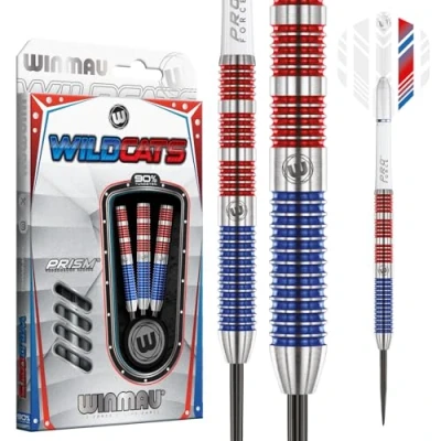 Imagen de WINMAU Wildcats 21 Gramos Dardos de tungsteno con vuelos y Ejes