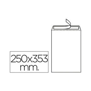 Imagen de Sobre N10 Blanco Folio Prolongado 250 X 353mm Tira De Silicona Caja Unidades