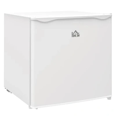 Imagen de HOMCOM Congelador Vertical 35 L Pequeño Silencioso con Puerta Reversible Temperatura Ajustable y Estante Extraíble para Casa Oficina Blanco