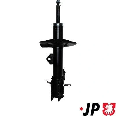 Imagen de JP GROUP 4042101880 amortiguador Eje delantero, derecha Presión de gas Bitubular Columna Espiga arriba NISSAN: Juke