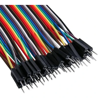 Imagen de CABLEPELADO Cable Dupont 40 Pines Alambre Puente Cables para Placas Prototipo Arduino Raspberry Pi Breadboard Macho a