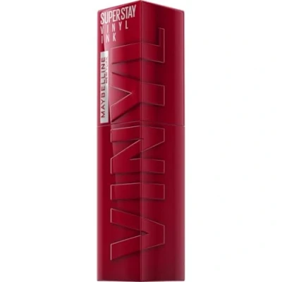 Imagen de Maybelline New York Superstay Vinyl Ink, Pintalabios Efecto Vinilo, Vinilo Fijo, Larga Duración, Tono 55 Royal