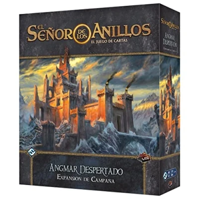 Imagen de Fantasy Flight Games, el Señor de los Anillos Juego Cartas, Angmar despertado Expansión Campaña, MEC108ES, Multicolor
