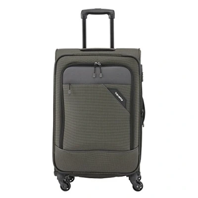 Imagen de Paklite maleta blanda de 4 ruedas, equipaje mano cumple con las normas a bordo la IATA, candado TSA + función sujeción, ruedas elegante aspecto dos tonos