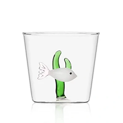 Imagen de Ichendorf Milán 0.09352057 Vaso Con Pescado Blanco/Alga Verde Colección Marine Garden