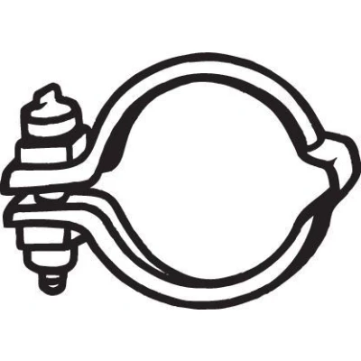 Imagen de Pieza de sujeción, sistema escape BOSAL 254 260
