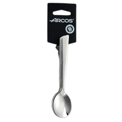 Imagen de Arcos Serie Toscana Juego de Cucharas para Café (6 cucharas) Monoblock una pieza en Acero Inoxidable 18/10 y 140 mm Color Plata
