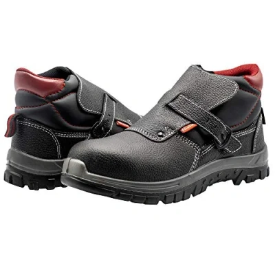 Imagen de Bellota 7230238S3 Botas de Seguridad para Soldador Hombre y Mujer (Talla 38) Piel Hidrofugada con Forro Acolchado Transpirable Abrefácil