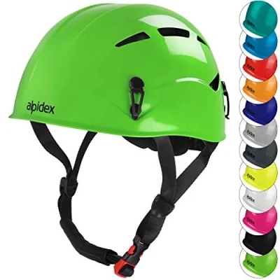 Imagen de ALPIDEX Casco de Escalada Universal para jóvenes y Adultos en 12492 ferrata Muchos Colores, Color:Apple Green