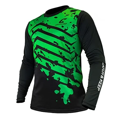 Imagen de CATCH &amp; KEEP Camiseta de Portero niño, Hombre y Mujer Camisetas con Protecciones en los Codos Futbol Transpirable protección óptima