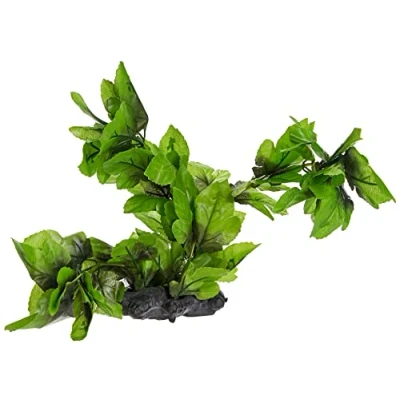 Imagen de Amtra Plant Replica Hygrophilia Adorno para Acuario, Planta de Acuario Artificial, Ornamental Plástico Marino o Agua Dulce, 30 cm