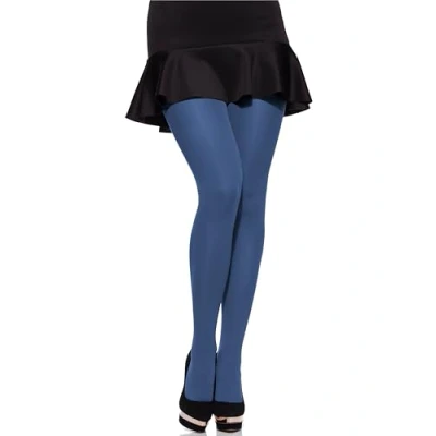 Imagen de Merry Style Pantys de Microfibra para Mujeres, Elásticos y Opacos Tallas Grandes MS 162 60 DEN (Cobalto, XXL)