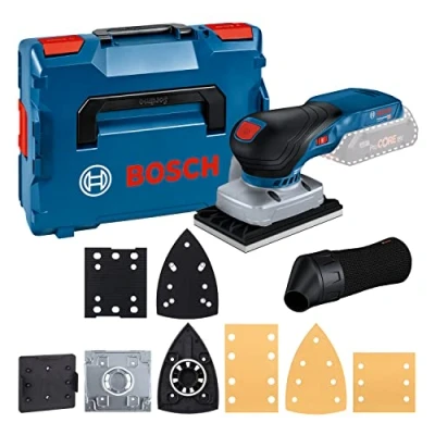Imagen de Bosch Professional 18V System GSS 13 Lijadora orbital a batería (Brushless, bolsa para polvo, 3 platos, en L BOXX)
