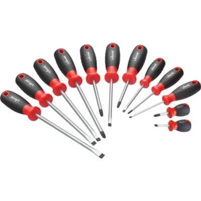 Imagen de VIGOR V4655 Kit de atornilladores 12 ranurada Visor (cartón)