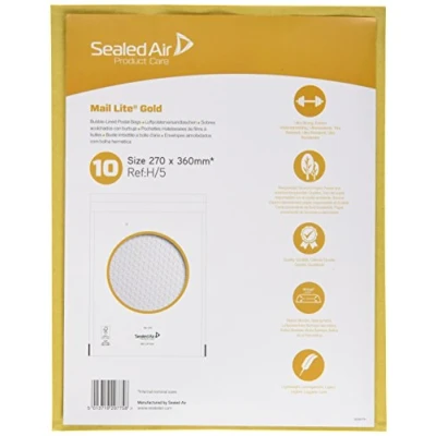 Imagen de Sealed air 103027479 Sobre para uso general (29 x 42 cm, 85 g/mq, 10 unidades, 29x42 cm),color marrón