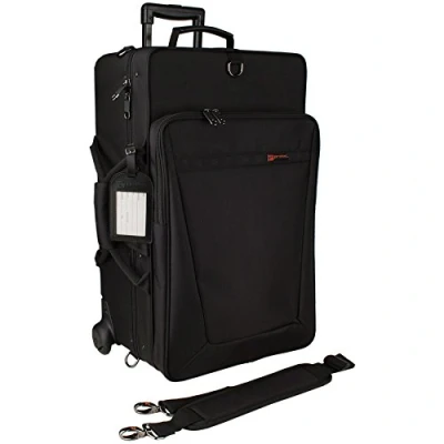 Imagen de Protec IP301TWL Estuche para trompeta (con ruedas), color negro