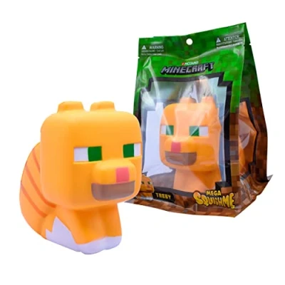 Imagen de Minecraft Mega SquishMe Serie 2 (Tabby Cat)