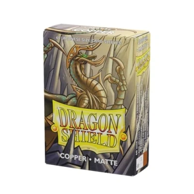 Imagen de Arcane Tinmen ART11116 Dragon Shield Matte Japanese Size Sleeves 60pk Copper, Multicoloured