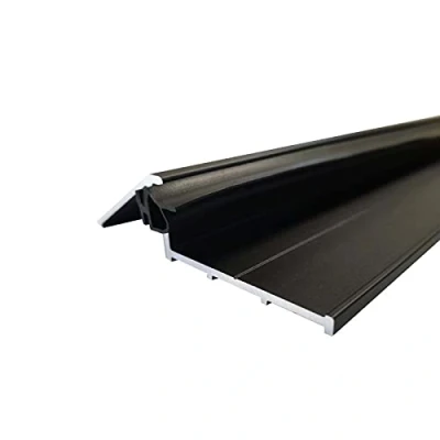Imagen de Umbral de la puerta 93 cm con junta anodizado negro