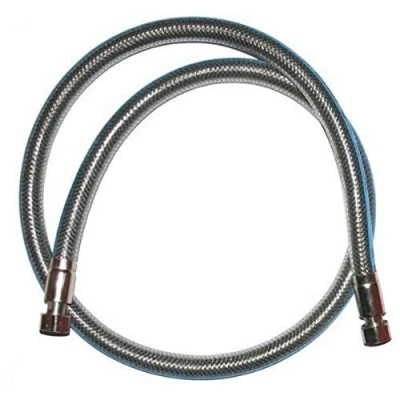 Imagen de COMAP Manguera de gas natural acero inoxidable, 1,50 m, validez ilimitada, conexión atornillada, S651113