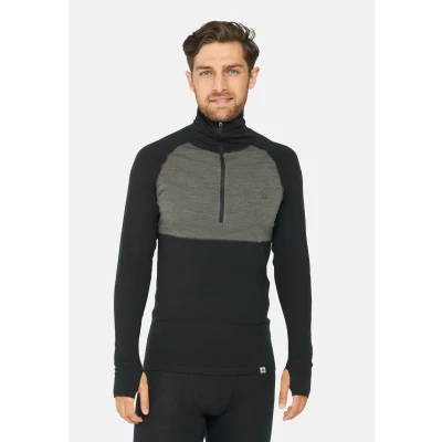 Imagen de Danish Endurance Halfzip Jersey de punto, Hombre, Talla: Large, Blackgrey