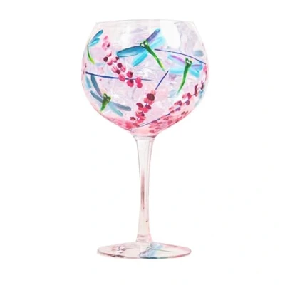 Imagen de Lesser &amp; Pavey Dragonfly Gin Glass Bonito regalo para mujeres y hombres Diseñado por Lynsey Johnstone Copa de vino lujo cada ocasión