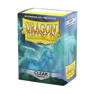 Imagen de Dragon Shield ART11001 Matte Standard Size Sleeves 100pk Clear, Multicoloured