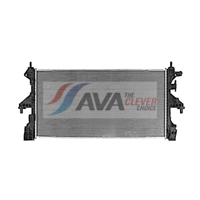 Imagen de PRASCO CN2321 Radiador, refrigeración del motor Aluminio 782 416 34 Con acoplamientos rápidos Aletas unidas mecánicamente