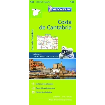 Imagen de Mapa Zoom Costa de Cantabria: 143 (Mapas Michelin)