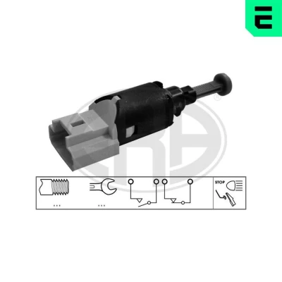 Imagen de ERA 330718 Interruptor luces freno mecánico 4polos PEUGEOT: 206 Hatchback, 307 CC, SW, CITROËN: C3 Pluriel, Berlingo / First I Furgoneta