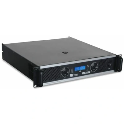 Imagen de Power Dynamics PDA B1500 Amplificador profesional 2 x 500W a 8 ohmios, 2x 750W 4 Ohms, 1000W entradas con jack o XLR, salidas speakon borne, limitador y crossover incorporado