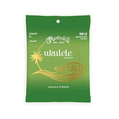 Imagen de Martin M610 Concert Premium Cuerdas para ukelele, Polyglut,