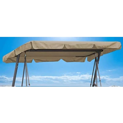 Imagen de QUICK STAR Techo Columpio 210 x 145 cm Beige Impermeable Funda Repuesto Balancin Toldo de Reemplazo Universal UV 50 Cubierta para Jardín 3 Plazas