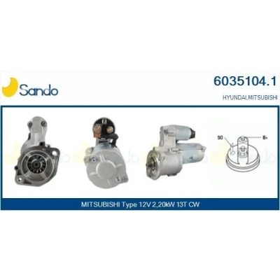 Imagen de SANDO 2040254.0 Alternador 12V 150A LAND ROVER: Range Rover Sport, Discovery 3