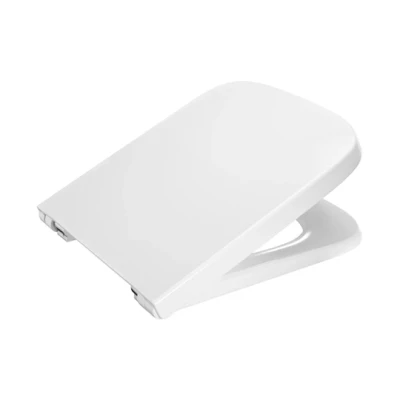 Imagen de Roca A801782004 Tapa y asiento para inodoro con caída amortiguada, 45 x 35.5 cm