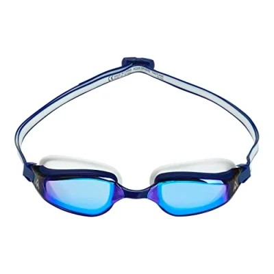 Imagen de Aquasphere Fastlane Gafas unisex con espejo de titanio azul, talla L