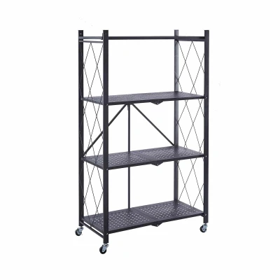 Imagen de Estantería plegable 71,5x36x122,5 cm CatterHouse Kim 122 negra (hasta 160 kg)