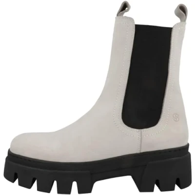 Imagen de s.Oliver 5 25468 39, Botas Estilo Chelsea Mujer, Light Grey Nubuck 39 212, EU