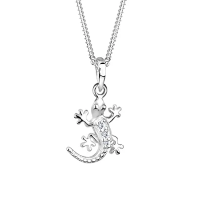 Imagen de Elli Collares Mujeres Gecko Colgante con cristales en plata de ley 925