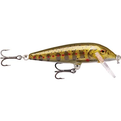Imagen de Rapala Countdown Material Cuerpo de Balsa Señuelo Pesca en Agua Dulce Profundidad Nado 1,5 2,4m 7cm/8g Hecho Estonia Gold Juvenile Trout, Unisex Adult, 70 mm (8.0 gr)